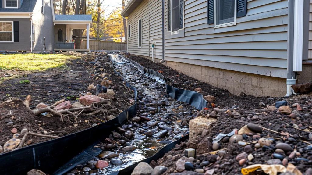 French Drain Installation